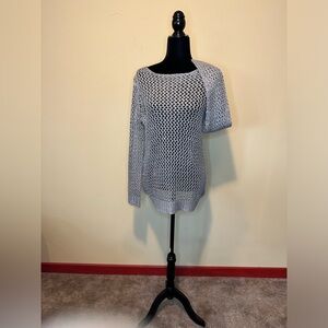 Gray/silver sweater